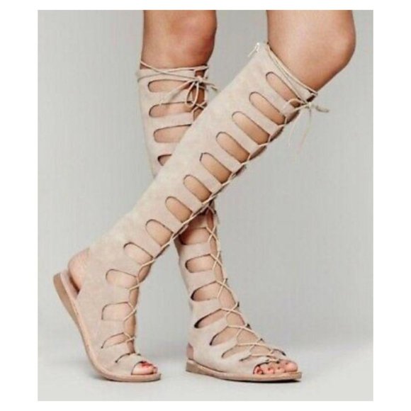Free People x Jeffrey Campbell Rae Gladiator Sanda - Picture 4 of 8